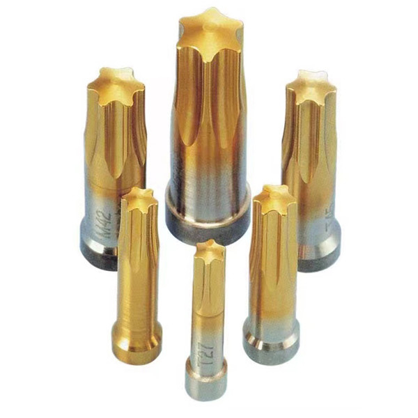 Customized Titanium T5 T6 T8 T12 Punch And Dies Material M2 M35 M42 Torx Punch Pin