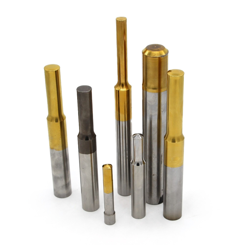 Tungsten Carbide HSS Punches Ejector Pin For PUNCH PIN Tin Tialn Coating