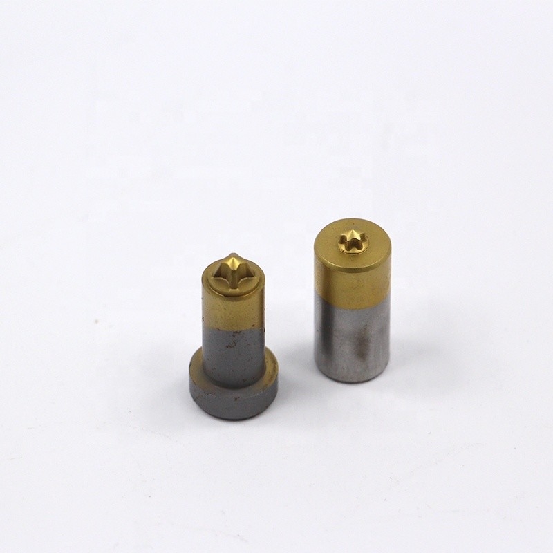 Yellow Color Second Screw Punch JIS / ANSI / DIN / ISO / BS / GB / NON Standard