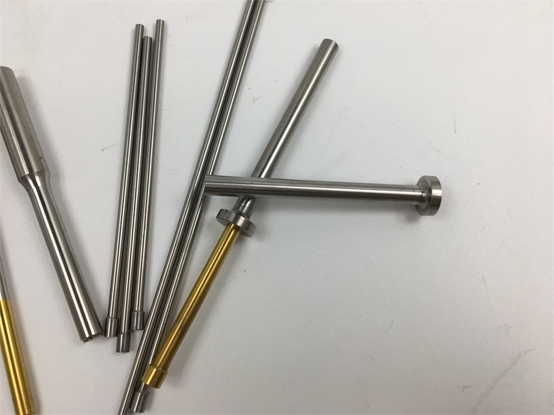 4mm Head HSS Punches Straight Die Ejector Pins With 40-60 HRC Hardness